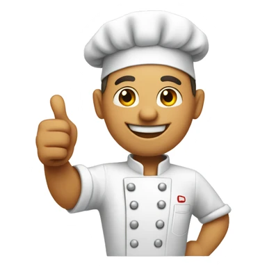 Chef Giving a Thumbs Up sticker