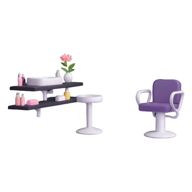 Salón de belleza con servicio de depilación sticker