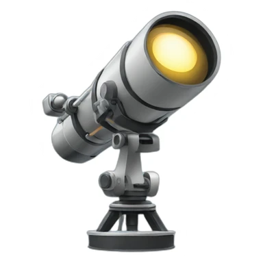 big telescope sticker