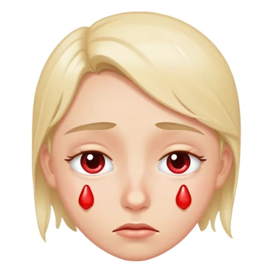 Weinen mit Herzen in den Augen sticker