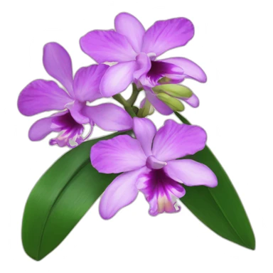 Hong Kong orchid sticker