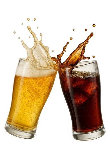 2 drink che fanno brindisi sticker