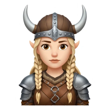 female viking sticker