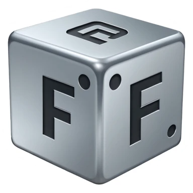 cube with F11# letters on it sticker
