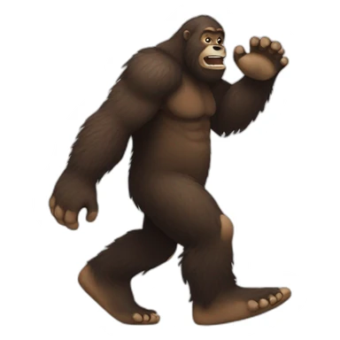 Big foot sticker