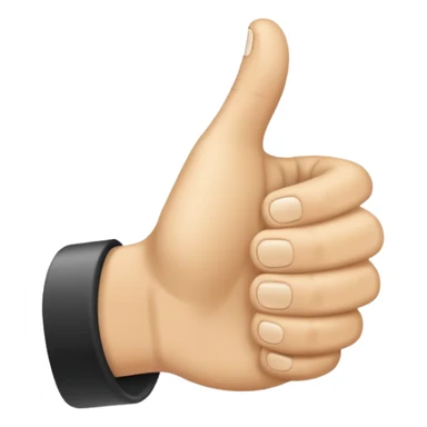 Thumbs up sticker