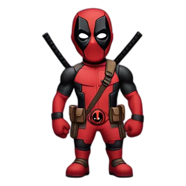 deadpool in lakers jersey sticker