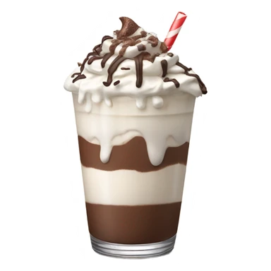 Chocolate milkshake sticker