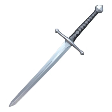 low poly sword sticker