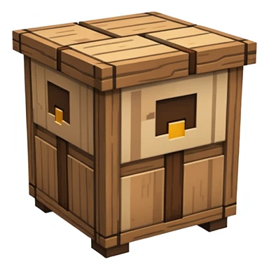 Minecraft crafting table sticker