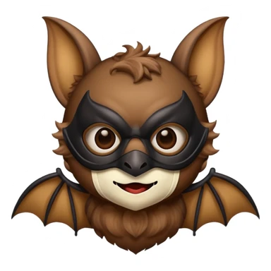 cute bat with mask sticker