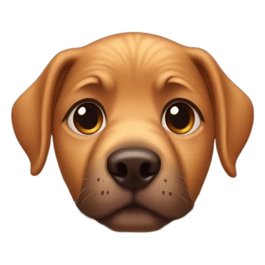 Face with puppy dog eyes sticker