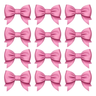 Cute girly bows sticker