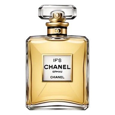 Chanel perfume bottle, chic and iconic sticker