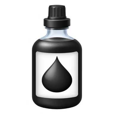 black tattoo ink  sticker