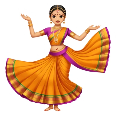 give me some bharatanatyam dancer emojis sticker