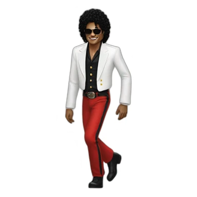 Mickel Jackson moon walk sticker