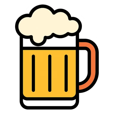 beer mug sticker
