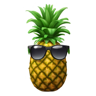 Pineapple with Sunglasses sticker