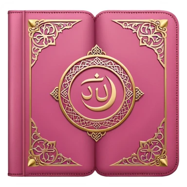 pink quran sticker