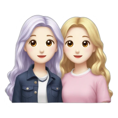 Mina y dahyun twice  sticker