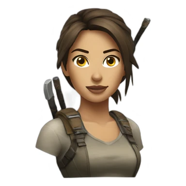 tomb raider sticker