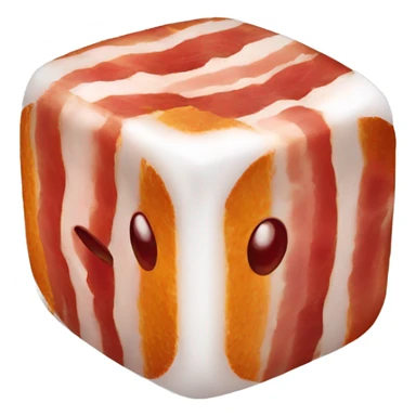 Bacon dice sticker