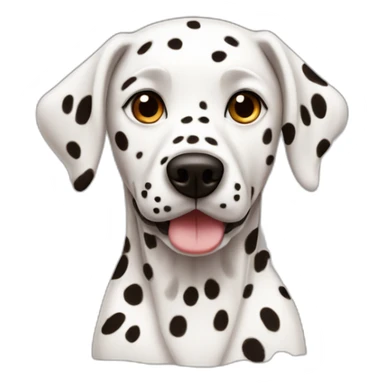 Dalmatian with brown Sprinkles sticker