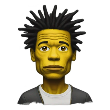 Basquiat sticker