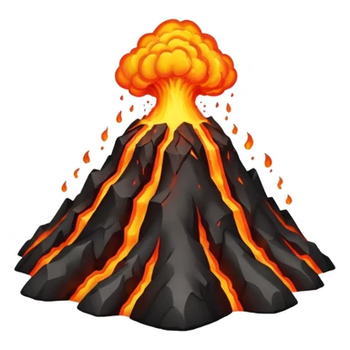 volcano sticker