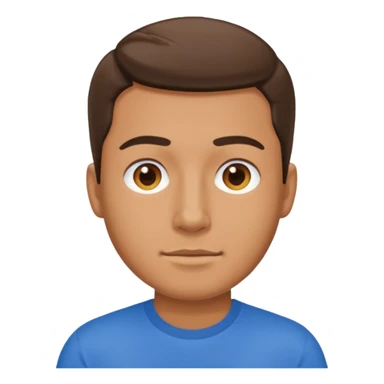 man walk with blue t-shirt  sticker