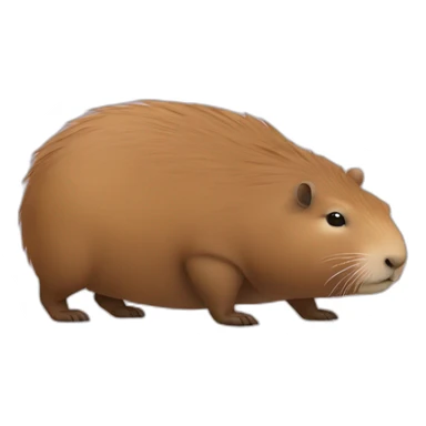 Capybara sur tortue sticker