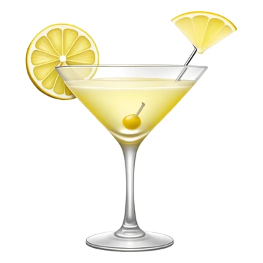 Sophisticated lemon drop cocktail that’s creamy  sticker