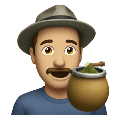 Yerba mate matero  sticker