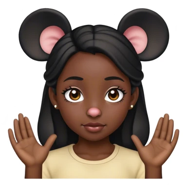 Mickey Mouse girl sticker