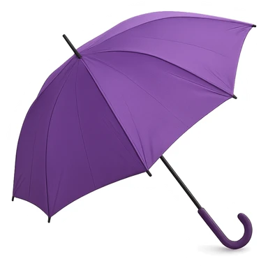 purple umbrella sticker