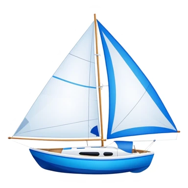 Sailboat - Sunfish (Model Year: 2021) (Iconic colour: Bright sail with blue and white) sticker