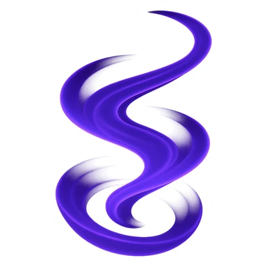 abstract swirling purple magic energy sticker