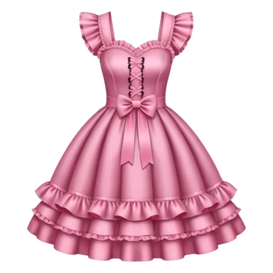 Lolita dress, glitter sticker