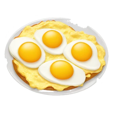 scrambled eggs sticker