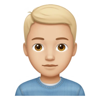 Junge mit einer hellblauen Jeans sticker