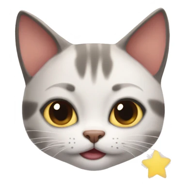 Meow meow meow cat  sticker