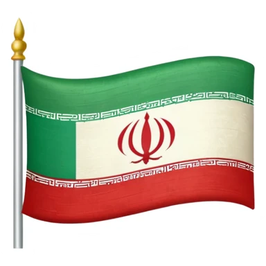 Iranian flag sticker