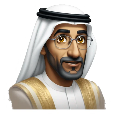 Sheikh Zayed bin sultan al nahyan sticker