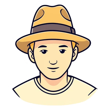 haaland wearing a fedora sticker