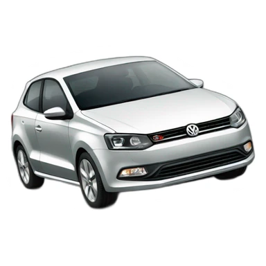 volkswagen polo car sticker