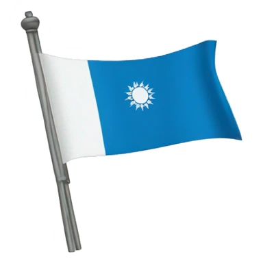 East turkistan flag sticker