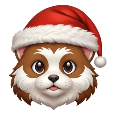 mogwai with a santa hat sticker