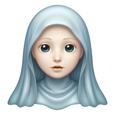 Chrome ghost sticker