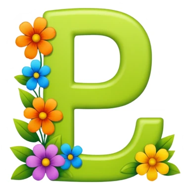 group of number 7s with flowers along the outline sticker